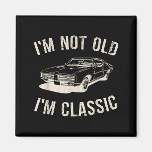 Aimant Vintage Je ne suis pas vieux, je suis Clic drôle G