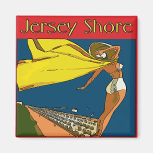 Aimant Vintage Jersey Shore