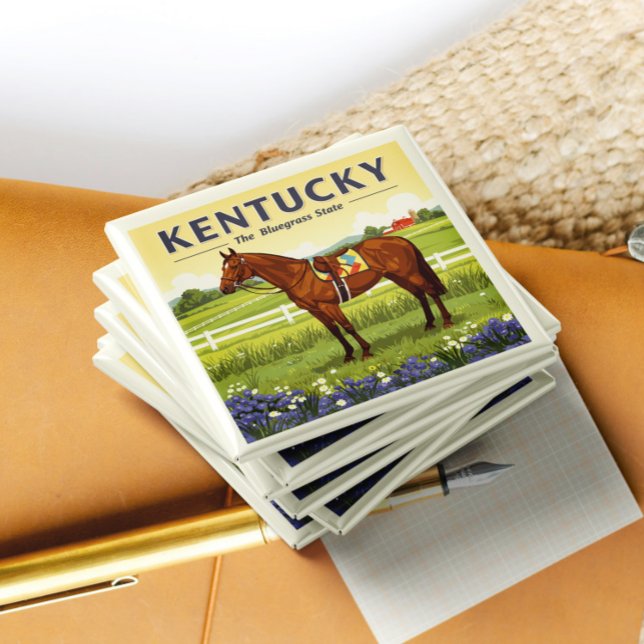 Aimant Vintage Kentucky (Créateur téléchargé)