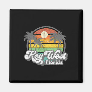 Aimant Vintage Key West Floride Keys Rétro Années 70 Plag