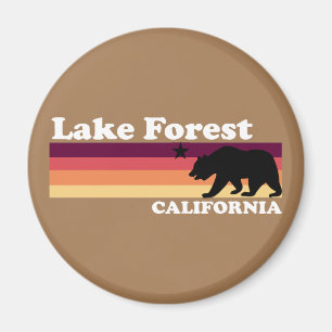 Aimant Vintage Lake Forest Californie