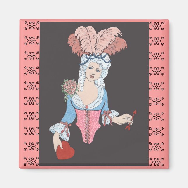 Aimant Vintage Marie (Devant)