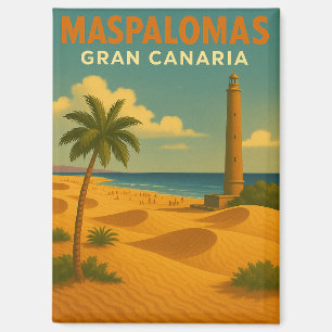 Aimant Vintage Maspalomas Gran Canaria