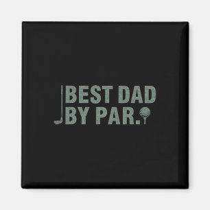 Aimant Vintage Meilleur papa Par Par Père &#; s Jour Golf