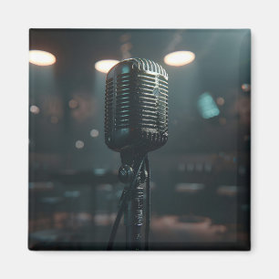 Aimant Vintage microphone