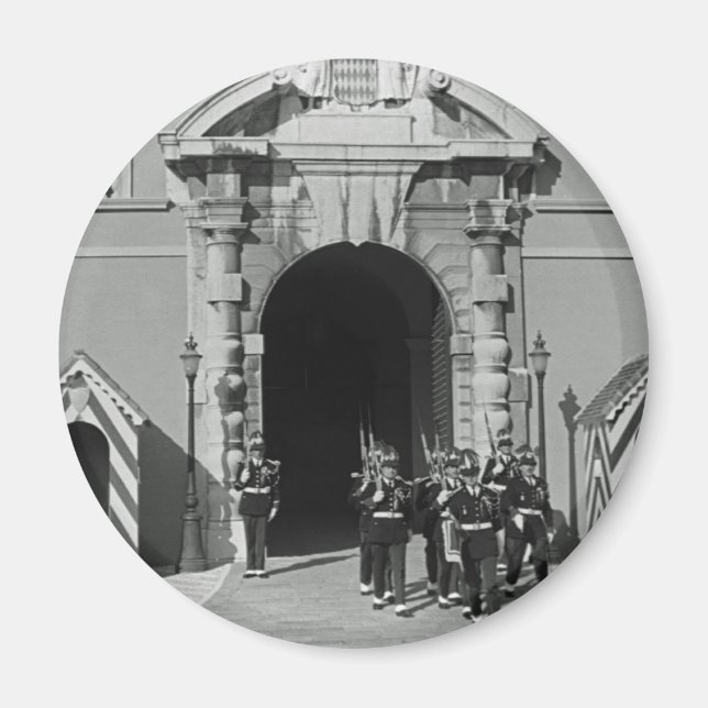 Aimant Vintage Monaco Principauté palais princier (Devant)
