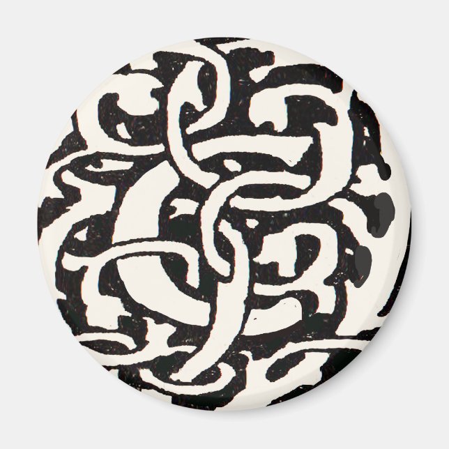 Aimant Vintage Monogram C Art Nouveau Letter (Devant)