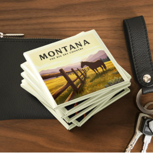 Aimant Vintage Montana