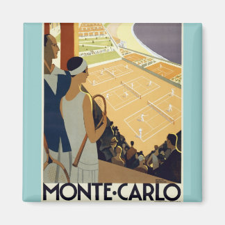 Aimant Vintage Monte-Carlo Monaco