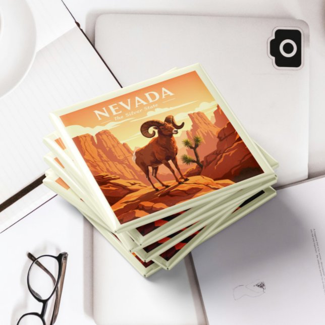Aimant Vintage Nevada (Créateur téléchargé)