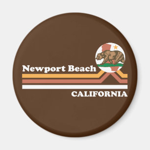 Aimant Vintage Newport Beach Californie