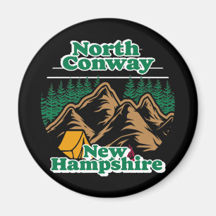 Aimant Vintage North Conway New Hampshire