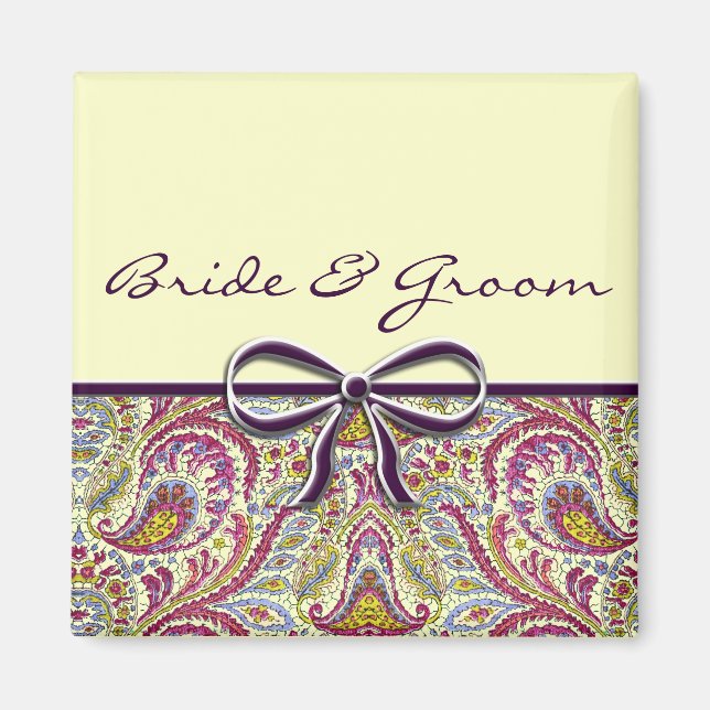 Aimant Vintage Paisley (Devant)