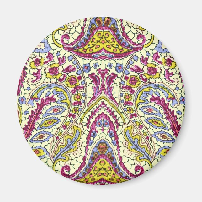 Aimant Vintage Paisley (Devant)
