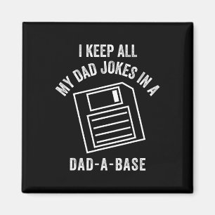 Aimant Vintage Papa A Base Blagues Drôle Fête des pères S