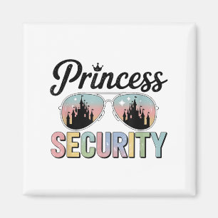 Aimant Vintage Princesse Protection de la sécurité corres