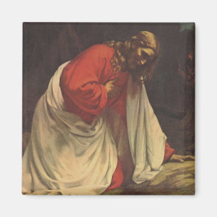 Aimant Vintage Religion Jésus-Christ Jardin de Gethsémani