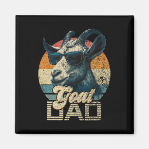 Aimant Vintage Retro Chèvre Papa Meilleur Chèvre Daddy Da