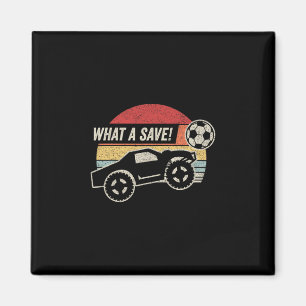 Aimant Vintage Retro Quelle Économie ! Voiture De Footbal