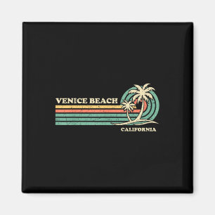 Aimant Vintage Retro Summer Vacances California Venice Be