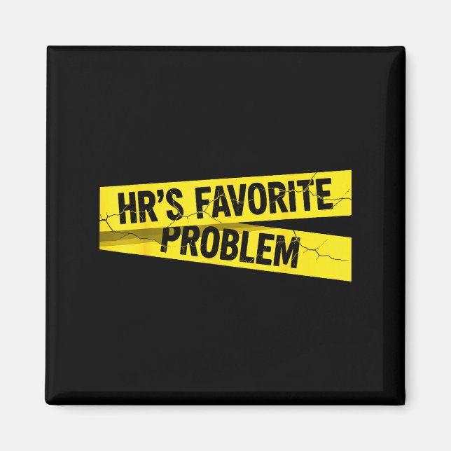 Aimant Vintage Sarcastic Retro Hr Violation Christmas Off (Devant)