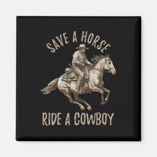 Aimant Vintage Sauvez Un Cheval12