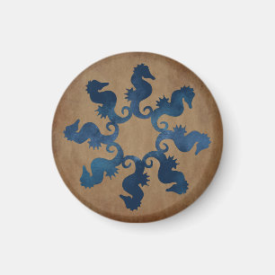 Aimant Vintage Seahorse