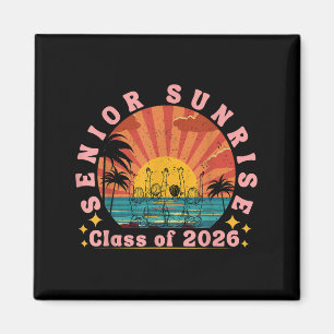 Aimant Vintage Senior Sunrise 2026 Aînés De Cl Graduati