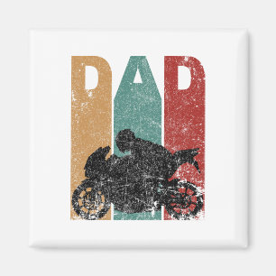 Aimant Vintage Sport Vélo Papa Fête des pères Cadeau Vélo