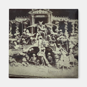Aimant Vintage Stereview Diableries Les Devils Den
