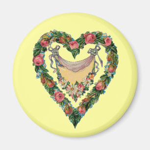 Aimant Vintage Valentine Heart