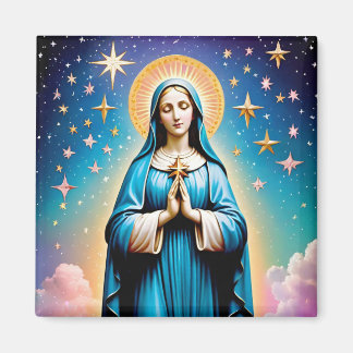 Aimant Vintage Vierge Marie Magnet, catholique