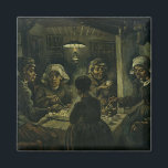 Aimant Vintage Vincent van Gogh Les mangeurs de pommes de<br><div class="desc">Une belle impression de l'huile de 1885 sur toile "Les mangeurs de pommes de terre" créée par Vincent van Gogh et qui serait la première oeuvre éminente de l'artiste.</div>