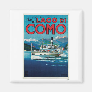 Aimant Vintage voyage de Lago Di Como Italie