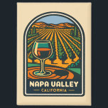 Aimant Vintage voyage Napa Valley California Winery Retro<br><div class="desc">Découvrez le charme de la campagne vinicole californienne avec cet aimant d'inspiration voyage vintage avec Napa Valley. Présentant des vignobles vallonnés,  des collines ensoleillées et un style rétro classique,  cette pièce est idéale pour les amateurs de vin,  les voyageurs et les amateurs d'esthétique de voyage vintage.</div>