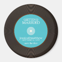 Vinyl Record Wedding Enregistrer la Date