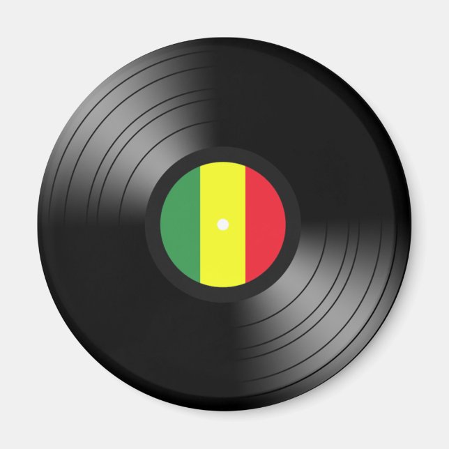 Aimant Vinyl reggae (Devant)