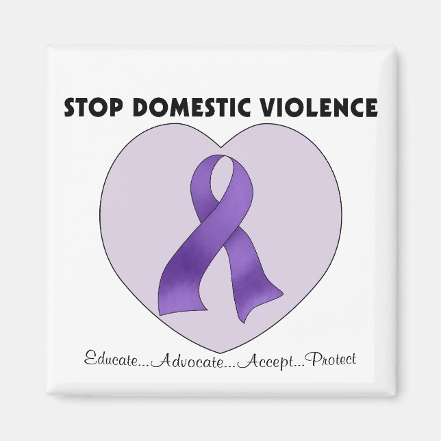 Aimant Violence domestique (Devant)