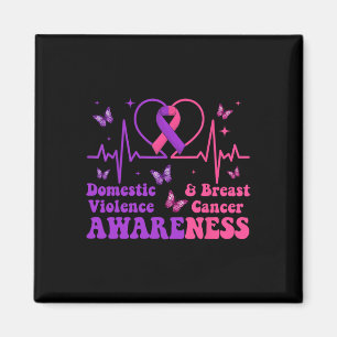 Aimant Violence familiale & Sensibilisation au cancer