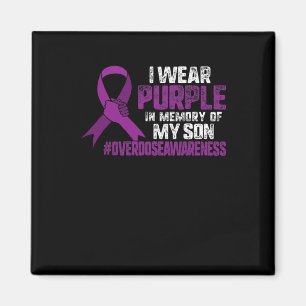 Aimant Violet En Mémoire De Mon Fils Surdose Sensibilisat