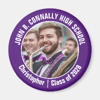 Violet Marching Band Photo High School Spirit