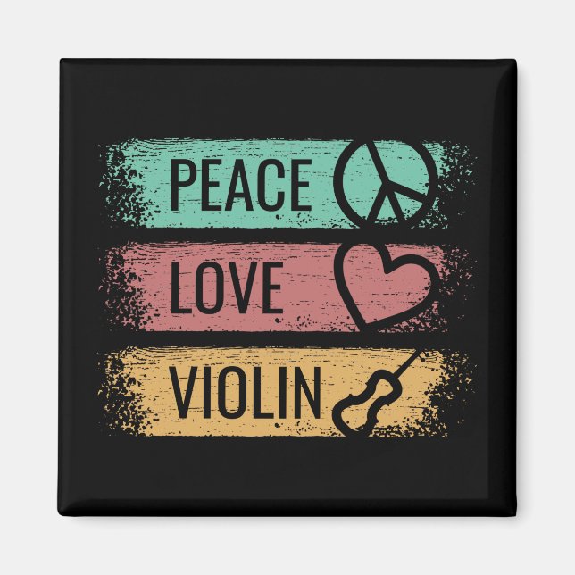 Aimant Violin Violinist Fiddle (Devant)