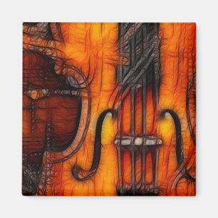 Aimant Violon artistique