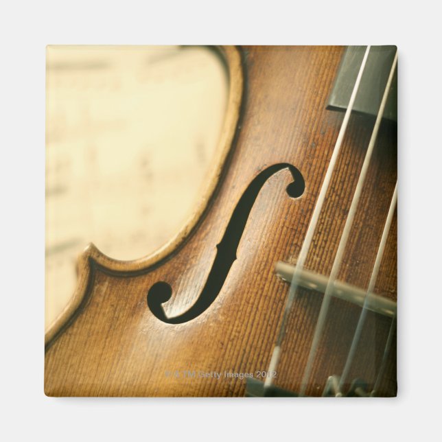 Aimant Violon détaillé (Devant)