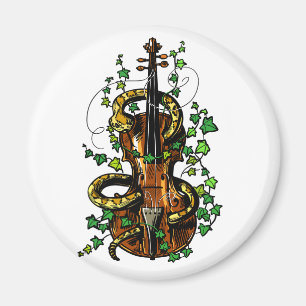 Aimant Violon et serpent