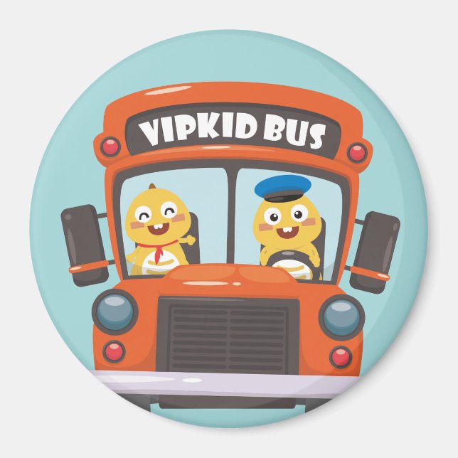 Aimant VIPKID Retour à l'aimant scolaire 2 (Devant)
