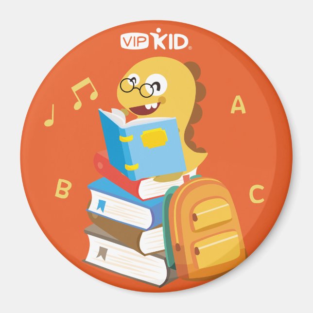Aimant VIPKID Retour à l'aimant scolaire 3 (Devant)