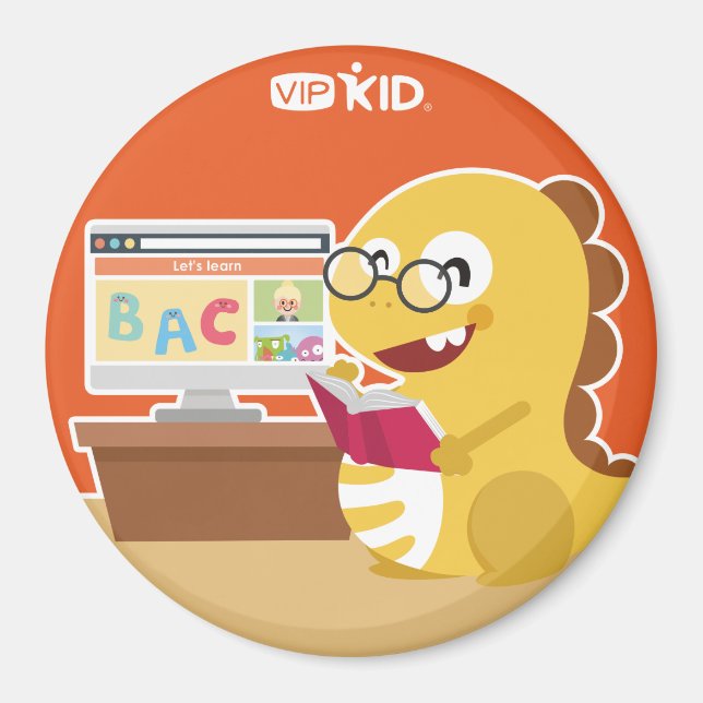 Aimant VIPKID Retour à l'aimant scolaire 5 (Devant)