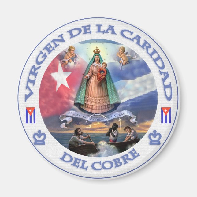 AIMANT VIRGEN DE LA CARIDAD DEL COBRE CUBAN PATRIOT SAINT (Devant)