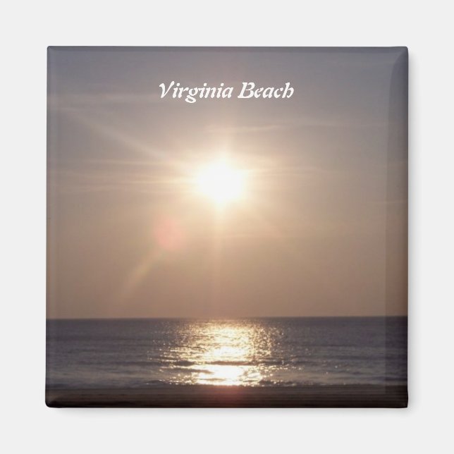 Aimant Virginia Beach, Sunrise (Devant)